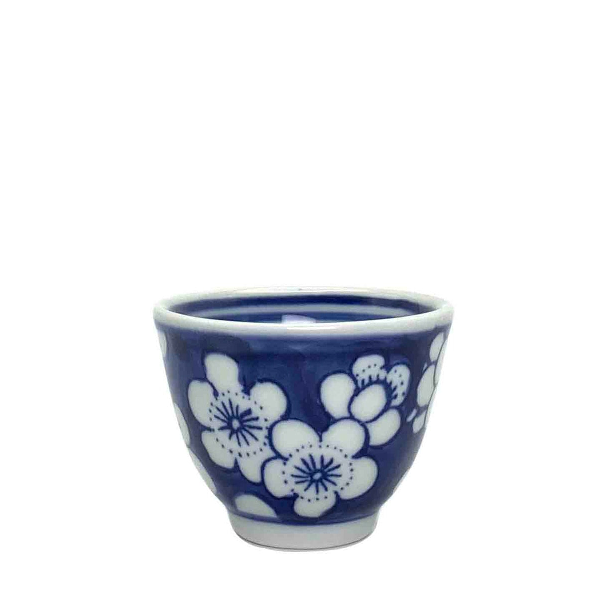 Hand-Painted Gong Fu Tea Cup - Plum Blossom Design