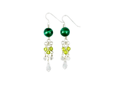 Malachite Dangle Earrings
