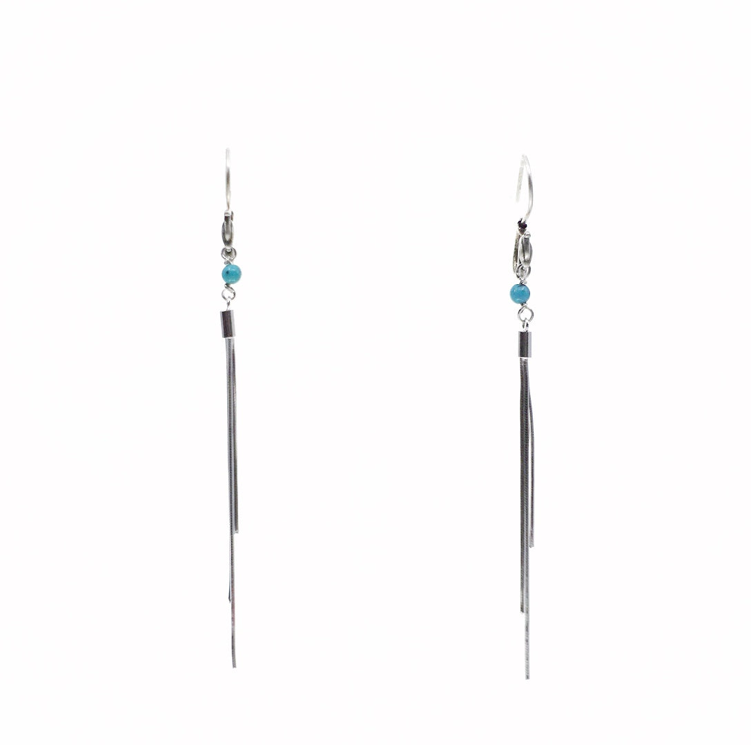 Phoenix Tassel Earrings in Sterling Silver