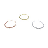 Star Orbit Silver Diamond Ring Silver