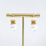 Комплект из браслета и серег «Царство мира» из тридакны