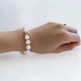 Auspicious Beaded Tridacna Bracelet