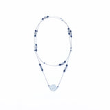 The Nine Gray Gemstone Necklace in Sterling Silver