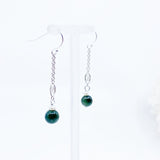 The Nine Filigree Green Phantom Earrings