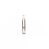 New York Floating Diamond Pendant Silver 