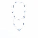 The Nine Gray Gemstone Necklace in Sterling Silver