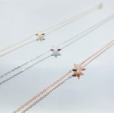 Star Orbit Diamond Star Bracelet Silver 