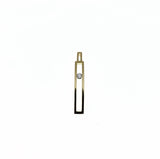 New York Floating Diamond Pendant Silver 