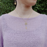 Auspicious Origin Small Tassel Pedant Necklace Gold