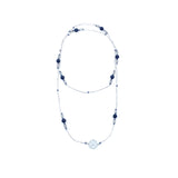 The Nine Gray Gemstone Necklace in Sterling Silver