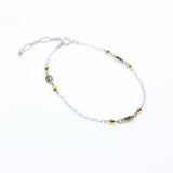 Silver and Gold Auspicious Clouds Bracelet