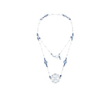 The Nine Gray Gemstone Necklace in Sterling Silver