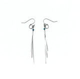 Phoenix Tassel Earrings in Sterling Silver