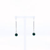 The Nine Filigree Green Phantom Earrings