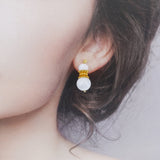 Комплект из браслета и серег «Царство мира» из тридакны