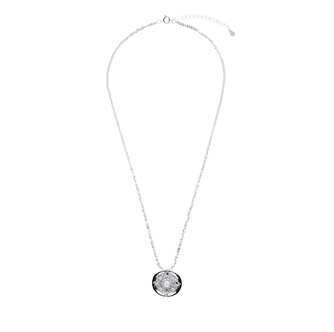 Revive Your Inner Kingdom Medium Pendant Necklace Silver 