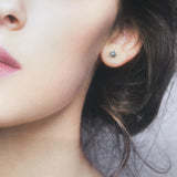 New York Square Diamond Studs 