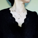 The Nine Gray Gemstone Necklace in Sterling Silver