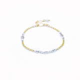 Gold and Silver Auspicious Chain Bracelet