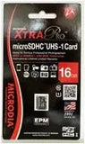 MICRODIA XTRA Pro™, карта Micro SDHC UHS-1, 16 ГБ