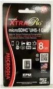 MICRODIA XTRA Pro™, карта Micro SDHC UHS-1, 8 ГБ