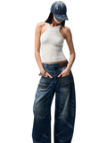 Basic Solid-Color Embroidered Slim-Fit?Vest