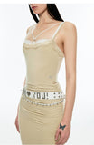 Lace Trim Tank Top