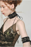 Camouflage 2-in-1 Halter Mesh Camisole