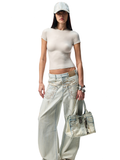 Basic Slim-Fit Solid-Color T-shirt