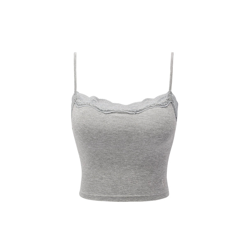 Lace Trim Tank Top