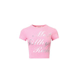 Waist-Cinched Basic T-Shirt