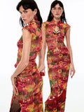"Summer Fruit" Millennium Cheongsam Set