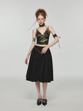 Camouflage 2-in-1 Halter Mesh Camisole