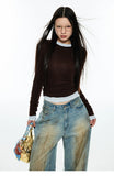 Solid Color Crewneck T-Shirt