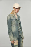 Denim Slim Fit Blazer