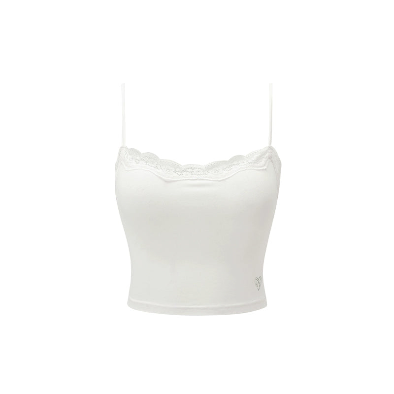Lace Trim Tank Top
