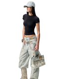 Basic Slim-Fit Solid-Color T-shirt