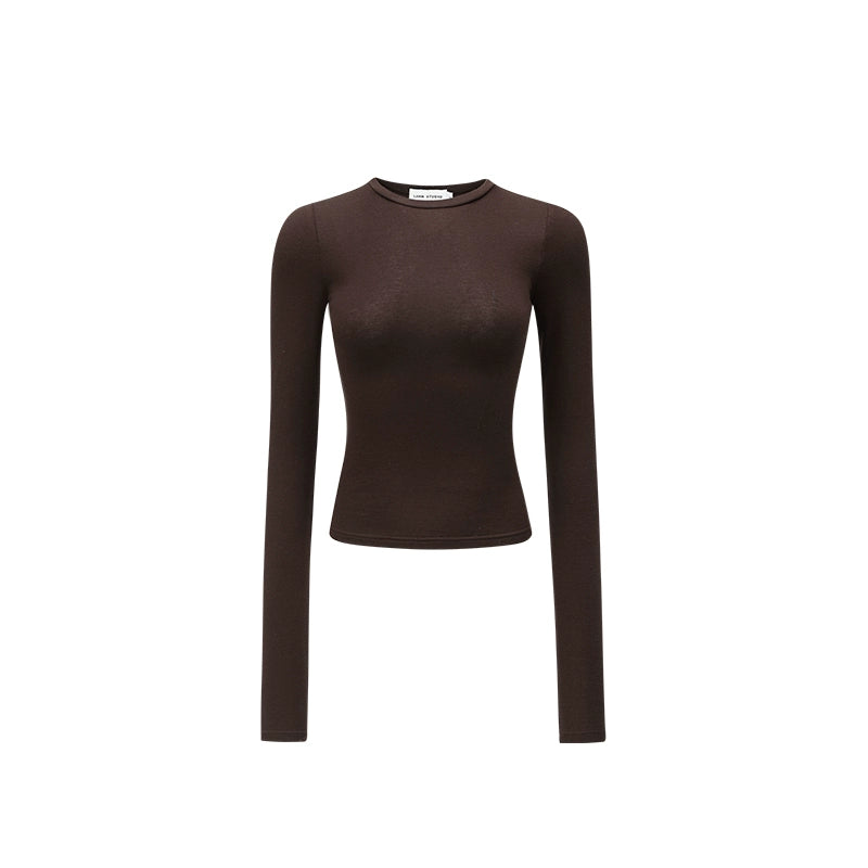 Solid Color Crewneck T-Shirt