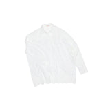 White Lace Jacquard Shirt