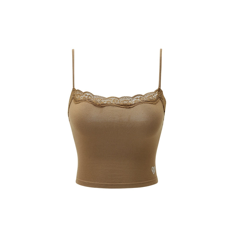 Lace Trim Tank Top