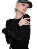 Slightly Sheer Knitted T-shirt