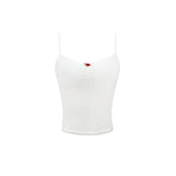 Pleated Lace Waist-cinched Tank Top