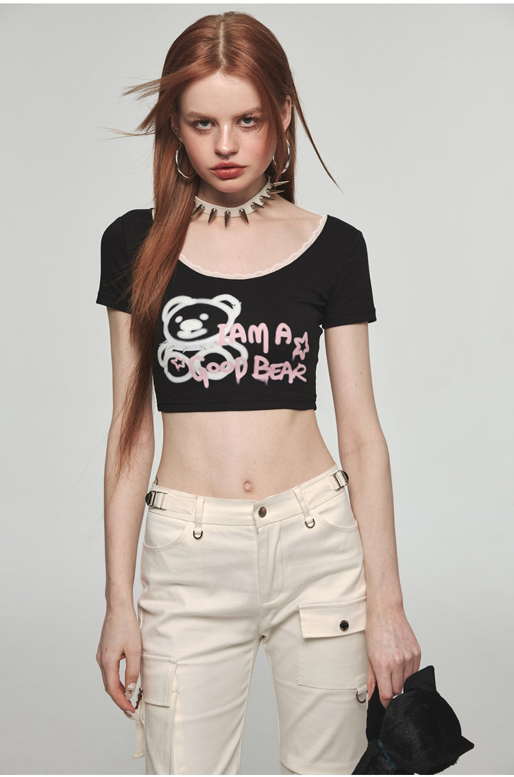 Bear Printed T-shirt