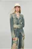 Denim Slim Fit Blazer