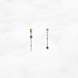 Девять асимметричных терагерцовых серег