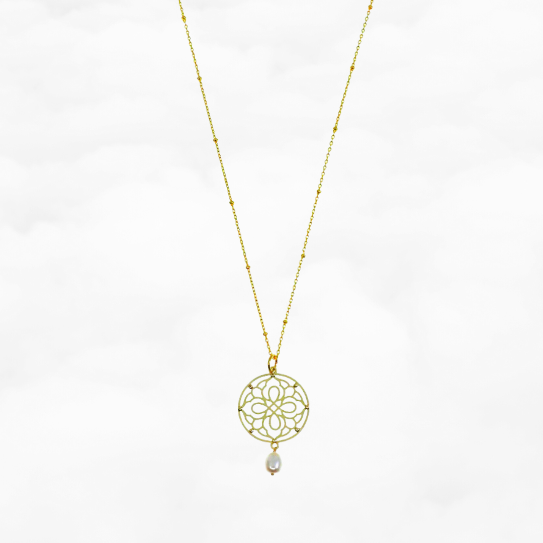 Auspicious Origin Medium Pendant Necklace Gold
