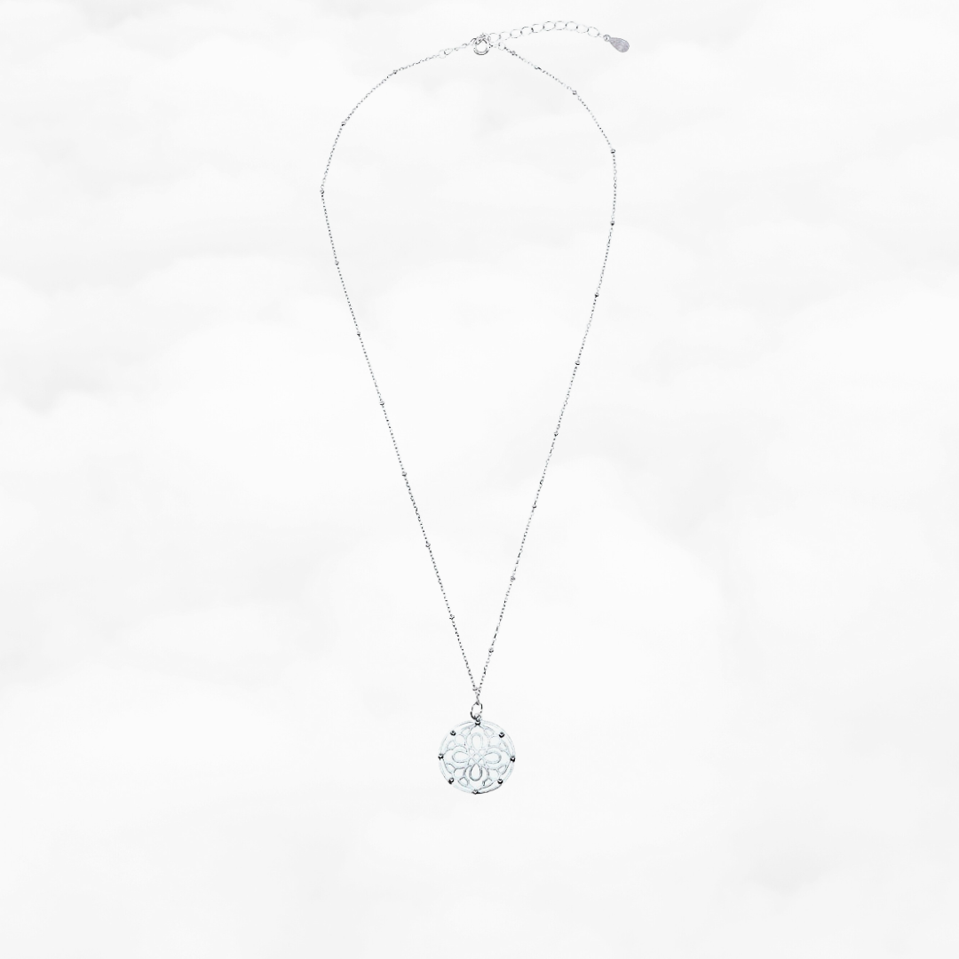 Auspicious Origin Medium Pendant Necklace Silver 