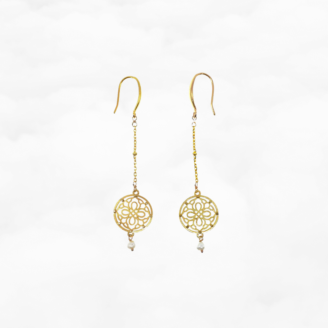 Auspicious Origin Birthstone Earrings (Small)