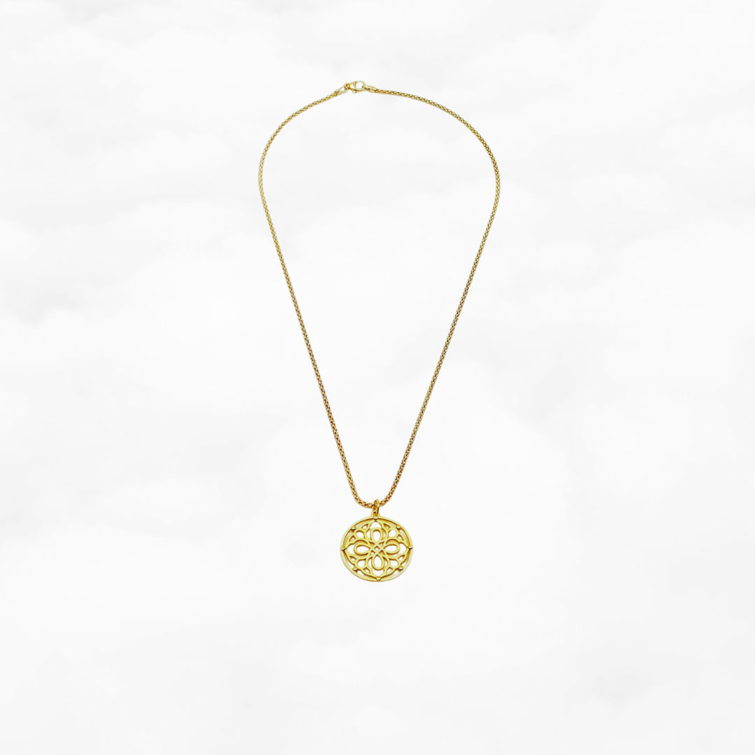Auspicious Origin Medium Pendant Necklace Gold 