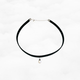 Two Style Black Choker Necklace